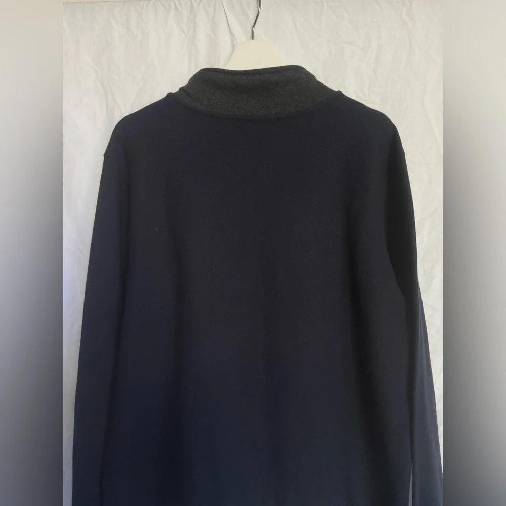 Robert Barakett Long-Sleeve Crossover Mockneck sweater Size Large